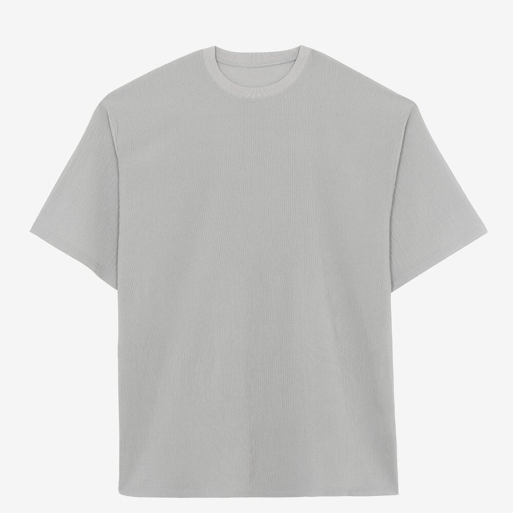 The Frankie Shop Eliott Crinkle Tee Grey Small NWT